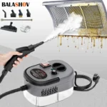 2500W Handheld Steam Cleaner High and Temperature Air Conditioner Kitchen Hood Car Steam Clean Machine Floor and More Cleaning
