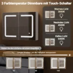 LED Mirror cabinet for bathroom - Image 6