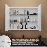 LED Mirror cabinet for bathroom - Image 5