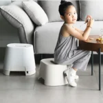 2Size Nordic Bathroom Bath Shower Chair Kid Furniture - Image 2