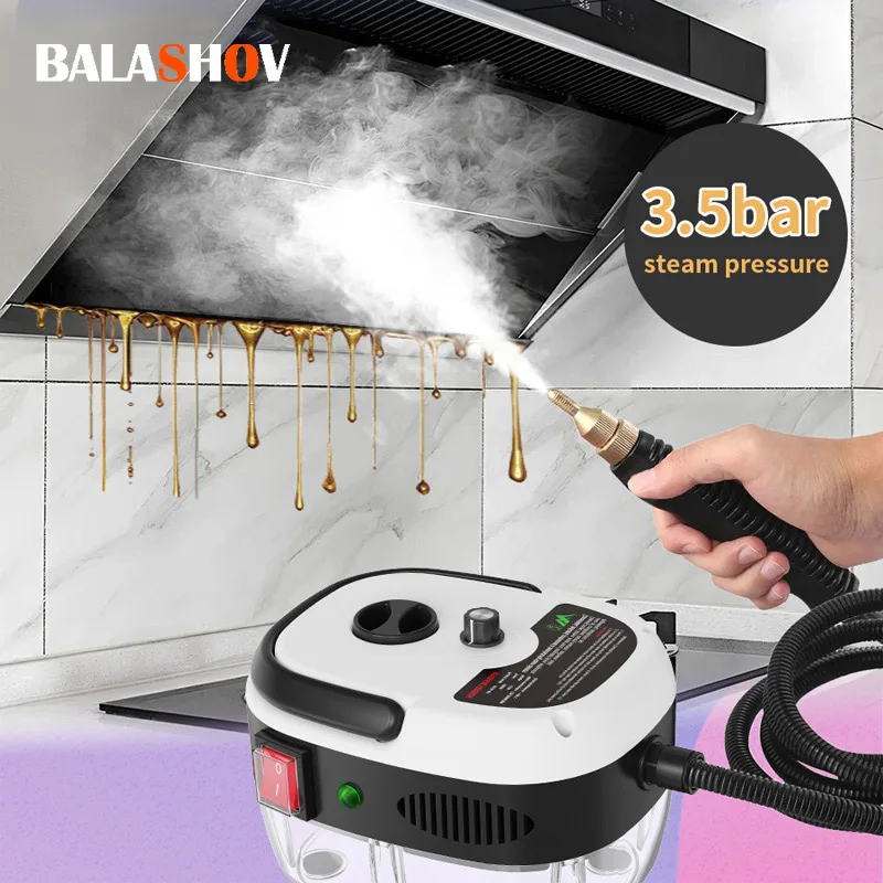 kf-Acd1693f8ab9f48d4a55c82e7ba6a94b26 2500W Steam Cleaner High Temperature Sterilization Pressure Jet Washer Machine for Home Car Kitchen Air Conditizer 220V EU Plug - Image 1