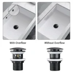 Bathroom Basin Sink Pop-Up Drain Waste Stopper Bathroom - Image 5