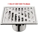 Bangnolux SUS 304 Stainless Steel Square Shower Grate - Image 3