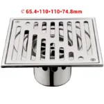 Bangnolux SUS 304 Stainless Steel Square Shower Grate - Image 4