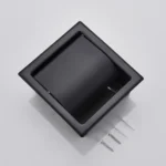 Bathroom Paper Holder Wall Mounted Matte Black - Image 5