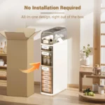 4 Tier Slim Storage Cabinet - Image 4