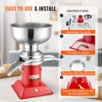 SucceBuy 304 Stainless Steel Electric Cream Separators - Image 5