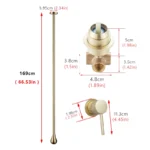 Bathroom Faucet Ceiling Design Hot Cold Mixer - Image 6