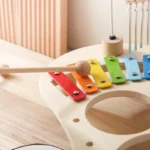 Baby Educational Toys Wooden Aeolian Bells Montessori Children's Musical Toys Xylophone Newborn Birthday Gifts Music Table Toys - Image 5