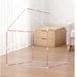 Children's Tent Folding Kids Play Tent Castle For Boy Girl - Image 6