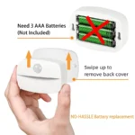 Auto ON/OFF LED Smart Night Lamp Under Cabinet Light PIR Motion Sensor Kitchen Bedroom Light for Night Cupboard Closet Stairs - Image 4