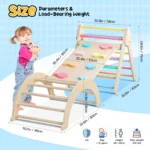 Upgraded 5-in-1 Toddler Playground Vibrant - Image 2