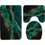 3pcs Luxury RV Marble Texture Floor Mat Set - Image 3