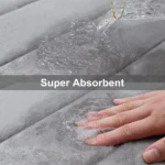 Absorbent Bath Mat Non-Slip Bathroom Rug Soft Memory - Image 3