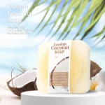 Loofah Natural Coconut Oil Soap, Deep Cleansing Physical Exfoliating Handmade