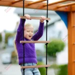 Children Climbing Rope Ladder Wooden - Image 5