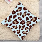 Classic leopard print Square cushions suitable for use in guesthouses bedrooms living rooms sofas and when traveling - Image 4