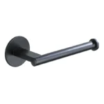 Black Strong Adhesive Toilet Paper Holder Bathroom Aluminum