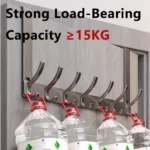 Hooks Over The Door Home Organizer Rack Clothes - Image 6