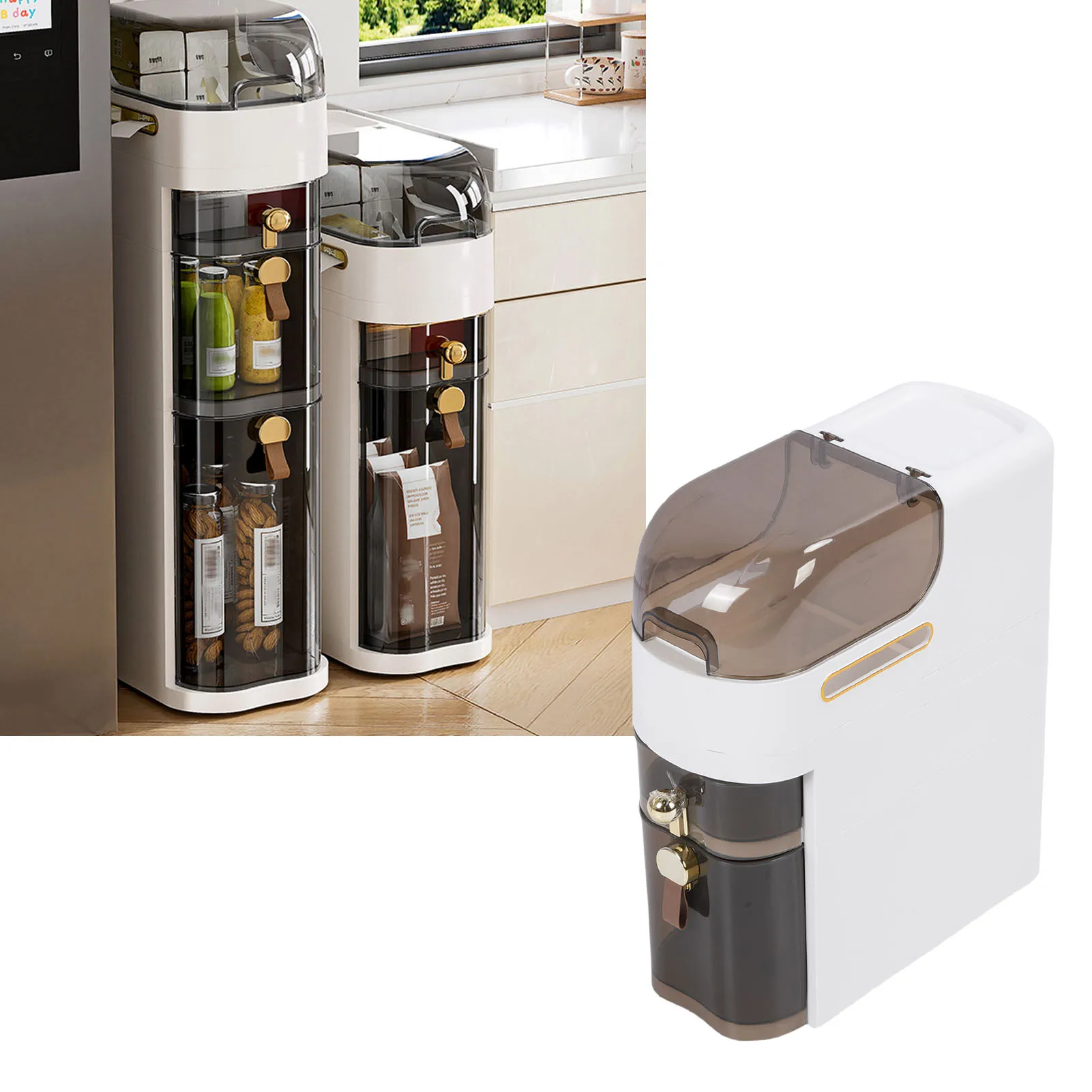 kf-S258d49fd1ceb49b5b2baecf653be71e8n Corner Floor Cabinet Bathroom Storage - Image 1