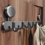 Suction Cup Bathroom Hooks Towel Hanger Nail Wall Rack - Image 2