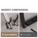 Hooks Over The Door Home Organizer Rack Clothes - Image 5