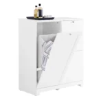 bathroom cabinet with 3 laundry baskets-78x38x90cm - Image 2