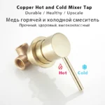 Bathroom Faucet Ceiling Design Hot Cold Mixer - Image 5