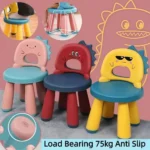 Durable Cartoon Kid Chair Sturdy with Backrest Learning - Image 5