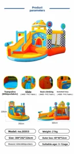 Inflatable Kids Climbing Slide Indoor - Image 5