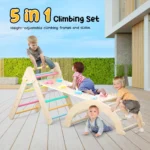 Upgraded 5-in-1 Toddler Playground Vibrant - Image 6