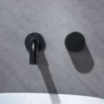 Luxury black brass bathroom faucet - Image 4