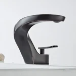 Tap Single Lever Black Nickel Bathroom - Image 2
