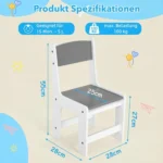 2PCS high chair, children Chair from 2 years - Image 2