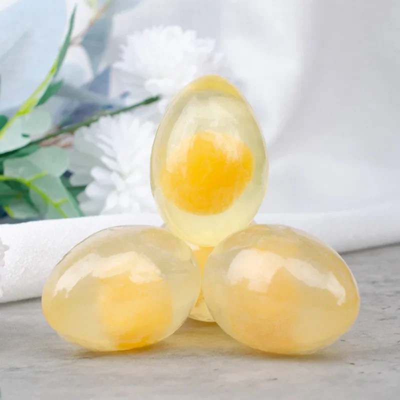 kf-S48cb7ae8781c4f21b2017276607c4c6fZ Natural Collagen Egg Soap 80g Wholesale Collagen - Image 1