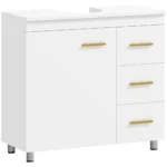 Bathroom Cabinet, with three drawers, 3-Stage Design