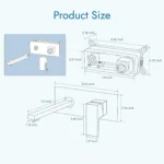 Mirror Matte Black White Bathroom - Image 6