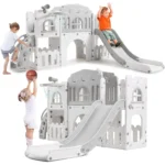 8-in-1 Toddler Slide Activity Playset,Ages 1–3Y
