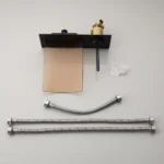 Bathroom Faucet Glass Spout Waterfall Bathtub - Image 3