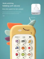 Baby Phone Toy Music Sound Telephone Sleeping Toys With Teether Simulation Phone Kids Infant Early Educational Toy Kids Gifts - Image 4