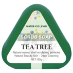 Tea Tree Scrub Soap with Natural Walnut Shell Particles - Image 3