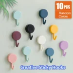 10PCS Self Adhesive Wall Hook Strong