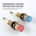 Brushed Gold Basin Faucet Hot And Cold Tap Bathroom - Image 4