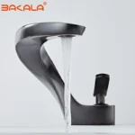 Tap Single Lever Black Nickel Bathroom