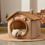 Foldable Pet House Removable Washable Cat House Puppy Cave Sofa Pet Bed House for Extra Small Dogs and Small and Medium Cats - Image 4