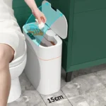 Smart trash can for living room, bathroom and bedroom, versatile household trash - Image 2