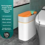 Smart trash can for living room, bathroom and bedroom, versatile household trash - Image 6