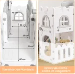 8-in-1 Toddler Slide Activity Playset,Ages 1–3Y - Image 5