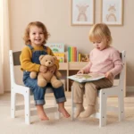 2PCS high chair, children Chair from 2 years - Image 4