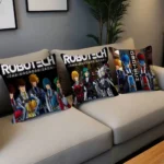 Cartoon R-Robotech Cushion Cover Car - Image 6
